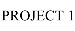 PROJECT 1 trademark