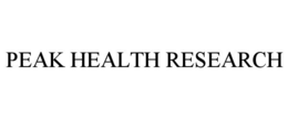 PEAK HEALTH RESEARCH trademark