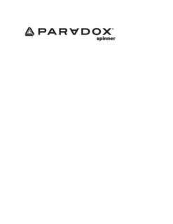 THE WORD "PARADOX" WITH THE LETTER "A" INVERTED 180-DEGREES, PLUS THE WORK "SPINNER" IN SMALL LETTERS UNDERNEATH THE WORD "PARADOX" AND CENTERED ON THE LETTER "X" IN PARADOX, AND THE MARK INCLUDING A STYLIZED TRIANGLE trademark