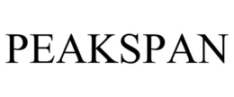 PEAKSPAN trademark