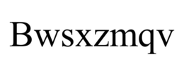 BWSXZMQV trademark