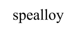 SPEALLOY trademark