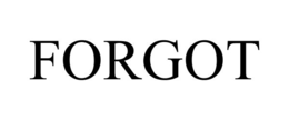 FORGOT trademark