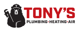 TONY'S PLUMBING HEATING AIR trademark