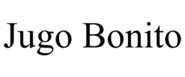 JUGO BONITO trademark