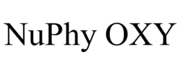 NUPHY OXY trademark