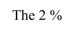 THE 2 % trademark