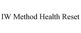IW METHOD HEALTH RESET trademark