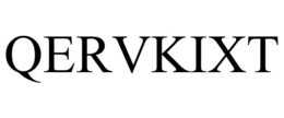 QERVKIXT trademark