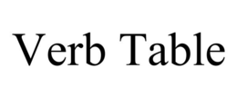 VERB TABLE trademark