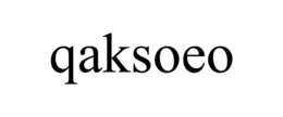 QAKSOEO trademark