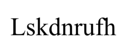 LSKDNRUFH trademark
