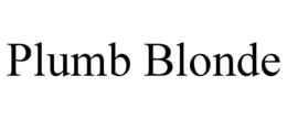PLUMB BLONDE trademark