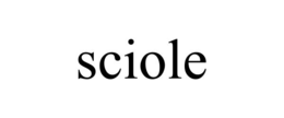 SCIOLE trademark