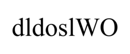 DLDOSLWO trademark
