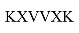KXVVXK trademark