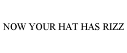NOW YOUR HAT HAS RIZZ trademark