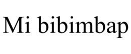 MI BIBIMBAP trademark