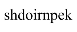 SHDOIRNPEK trademark
