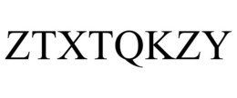 ZTXTQKZY trademark