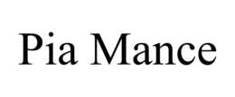 PIA MANCE trademark