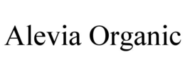 ALEVIA ORGANIC trademark