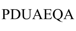 PDUAEQA trademark