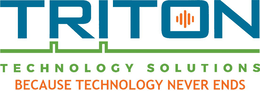 TRITON TECHNOLOGY SOLUTIONS BECAUSE TECHNOLOGY NEVER ENDS trademark