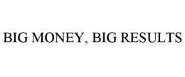 BIG MONEY, BIG RESULTS trademark