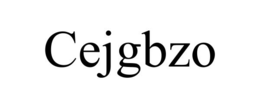 CEJGBZO trademark