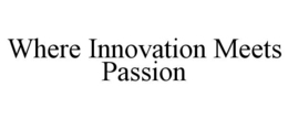 WHERE INNOVATION MEETS PASSION trademark