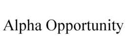 ALPHA OPPORTUNITY trademark