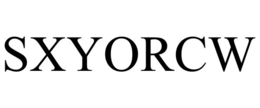 SXYORCW trademark