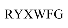 RYXWFG trademark