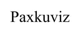 PAXKUVIZ trademark