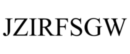 JZIRFSGW trademark