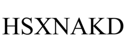 HSXNAKD trademark