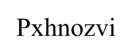 PXHNOZVI trademark