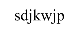 SDJKWJP trademark