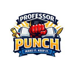 PROFESSOR PUNCH. MAKE IT. KEEP IT. trademark