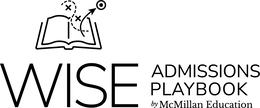 WISE ADMISSIONS PLAYBOOK BY MCMILLAN EDUCATION trademark
