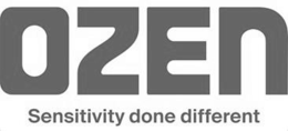 OZEN SENSITIVITY DONE DIFFERENT trademark