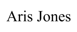 ARIS JONES trademark