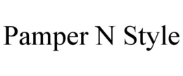 PAMPER N STYLE trademark