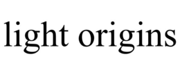 LIGHT ORIGINS trademark