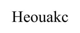 HEOUAKC trademark
