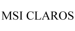 MSI CLAROS trademark