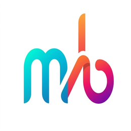 LOGO MARK DESCRIPTIONVISUAL COMPONENTS:THE MARK CONSISTS OF A STYLIZED, LOWERCASE LITERAL ELEMENT APPEARING TO REPRESENT THE LETTERS "M" AND "B" (OR A COMBINATION OF "M", "H", AND "B") RENDERED IN A FLUID, CONTINUOUS-LINE DESIGN.THE "M" ELEMENT: POSITIONED ON THE LEFT, FEATURING TWO ROUNDED ARCHES WITH A MODERN, SANS-SERIF AESTHETIC.THE "H/B" ELEMENT: INTEGRATED INTO THE RIGHT SIDE, CHARACTERIZED BY A TALL VERTICAL STEM THAT TRANSITIONS INTO A CIRCULAR LOOP AT THE BASE.THE INTERCONNECTION: THE CHARACTERS ARE JOINED BY A DIAGONAL OVERLAPPING STROKE, CREATING A SENSE OF MOVEMENT AND CONNECTIVITY.COLOR DESCRIPTION:THE MARK UTILIZES A VIBRANT MULTI-COLOR GRADIENT TRANSITION.THE LEFTMOST PORTION BEGINS WITH A CYAN-TO-TEAL GRADIENT.THE CENTRAL OVERLAPPING STROKES TRANSITION THROUGH BLUE, ORANGE, AND CORAL.THE RIGHTMOST CIRCULAR LOOP FINISHES IN A DEEP MAGENTA-TO-PURPLE GRADIENT. trademark