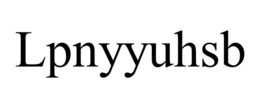 LPNYYUHSB trademark