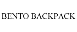 BENTO BACKPACK trademark